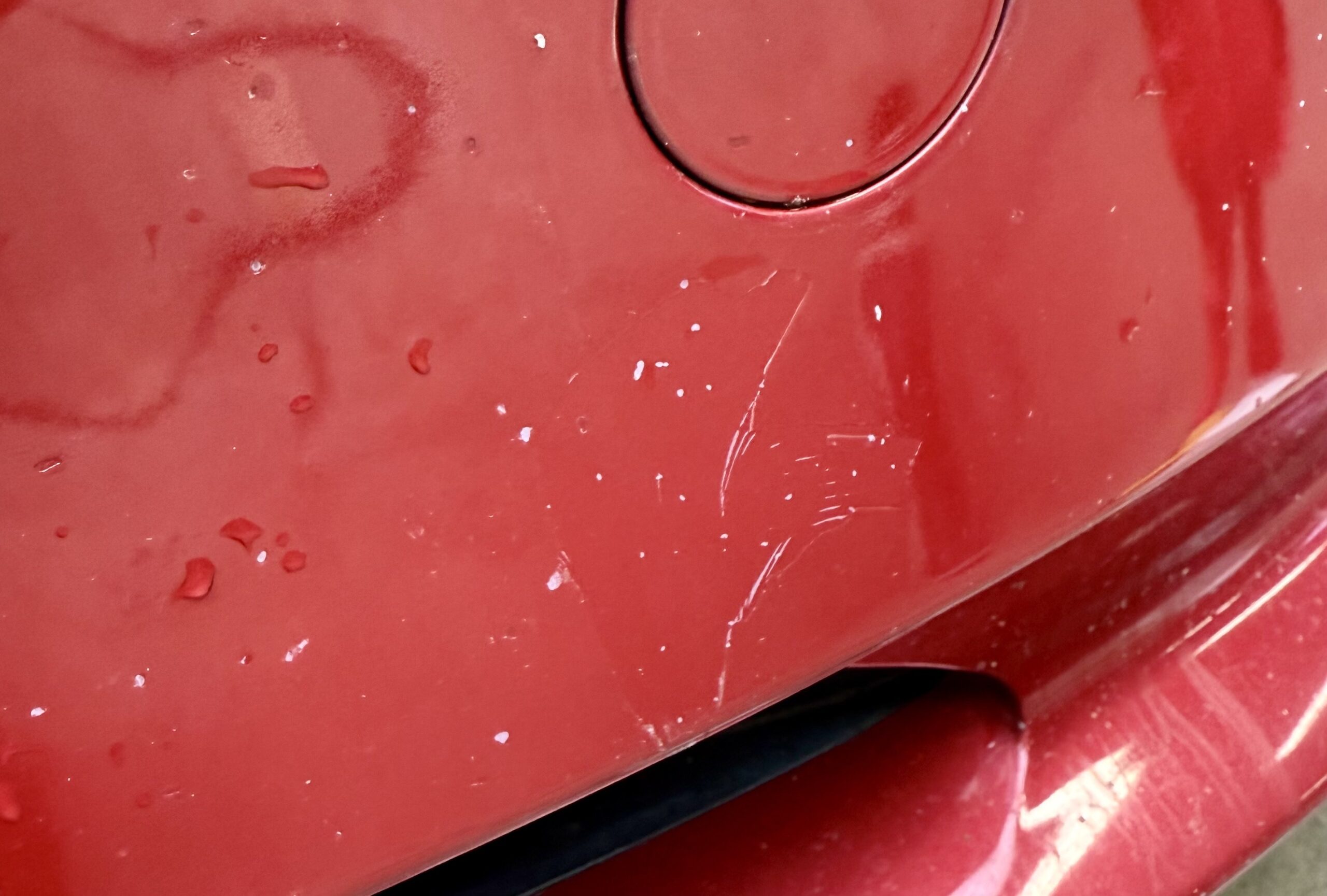 Model 3 Front Bumper clear coat peeling