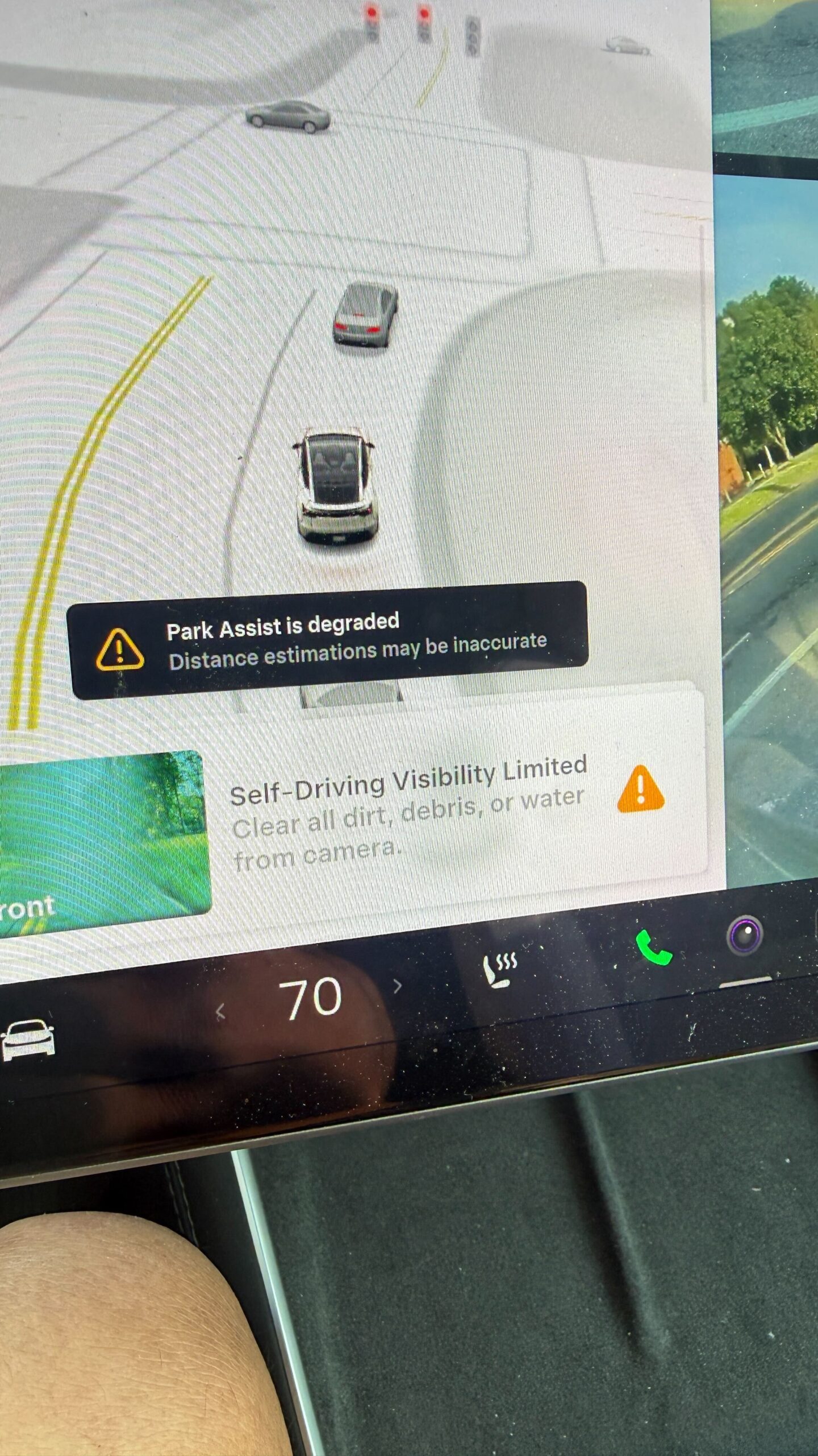 self driving visibility limited 